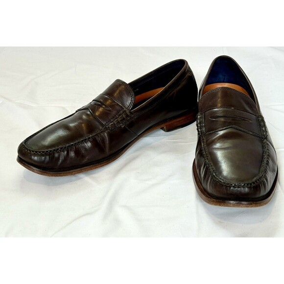 Cole Haan Men\'s 12 M Pinch Handsewn Penny Loafer Brown Style C11616 main image 8